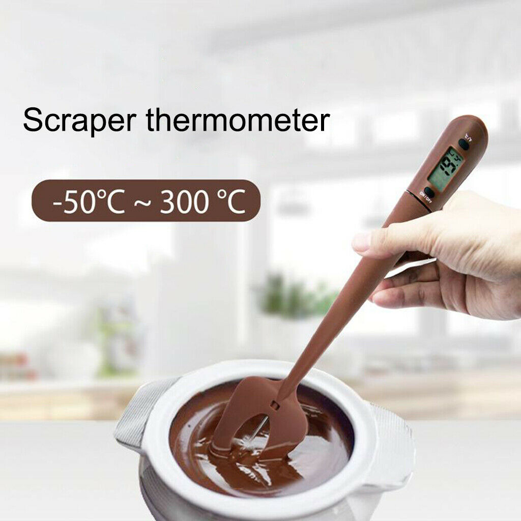 Kitchen Professional Digital Spatula Thermometer for Chocolate Syrups BBQ