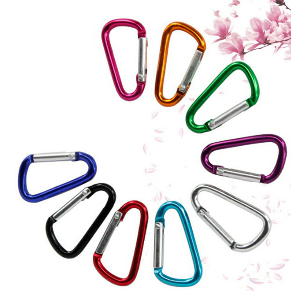5X aluminum carabiner D-ring key chain clip snap hook-karabiner camping ke.l8