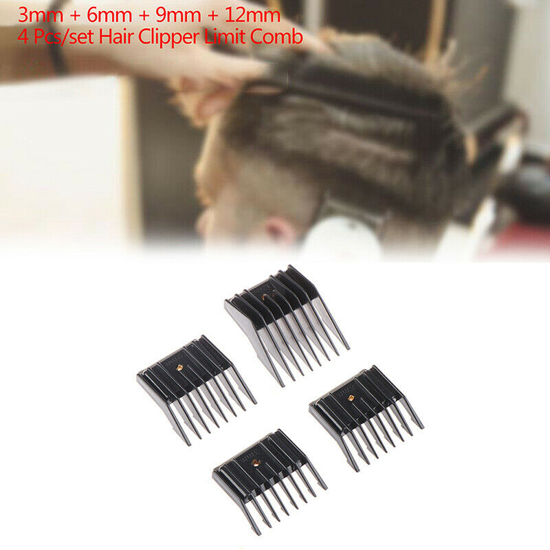 4Pcs Adjustable Electric Hair Clipper Guide Limit Comb Cutting Replacemen.l8