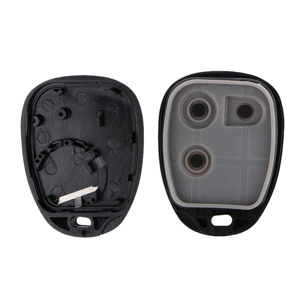 3 Buttons Remote Key Fob Shell Case Pad for GM Chevrolet Cadillac