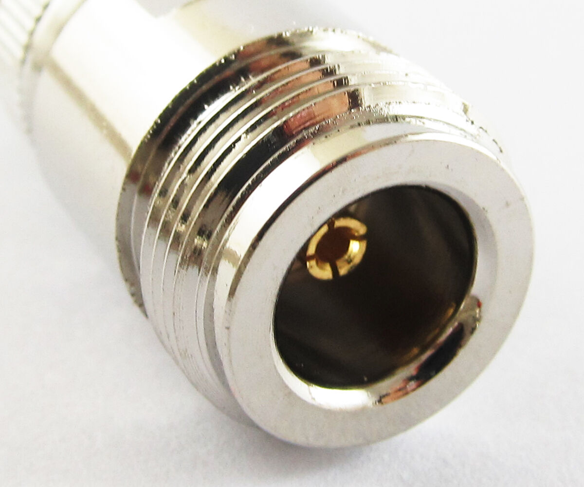 10pcs Brass N-Type N Female Jack to BNC Male Plug Straight RF Connector Adapter