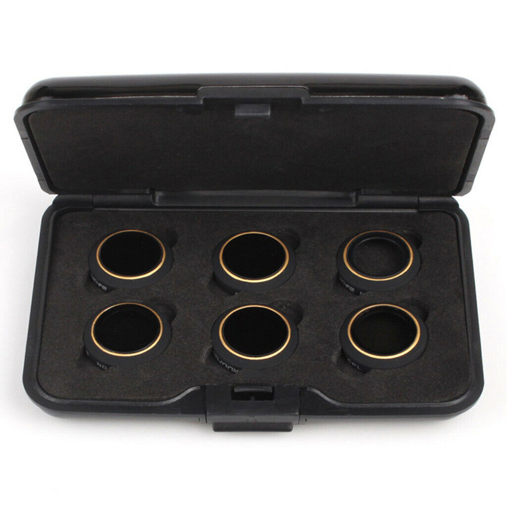 6 pieces HD lens filter filter replacement for Dji Mavic Pro, incl. MCUV ND4 ND8