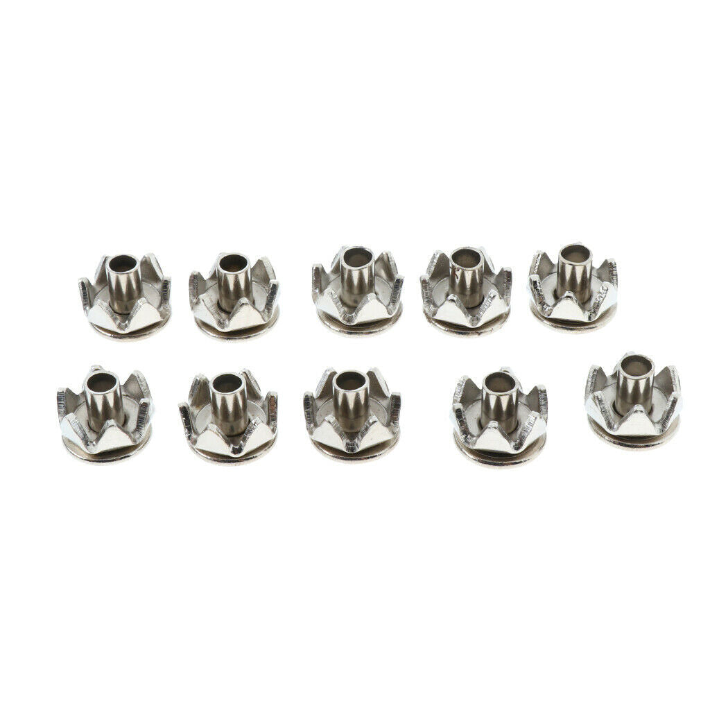 10pcs Walking Cleats Replacement Stainless Steel Ice Spikes