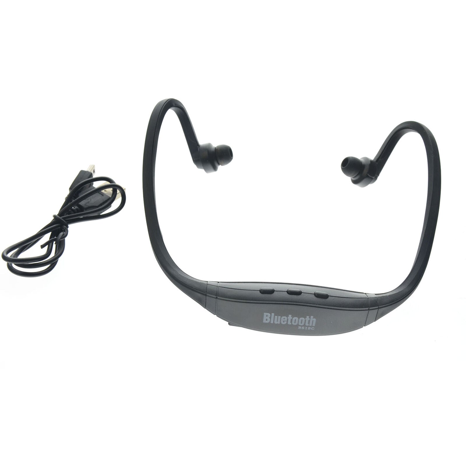 New Sport Wireless Headset Headphones Music MP3 Player TF Card FM Radio