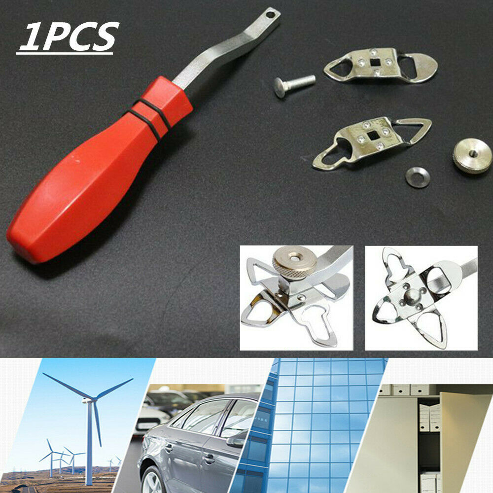 Auto Car Door Panel Window Rubber Seal Remover Clip Fastener Plier Crowbar Tool