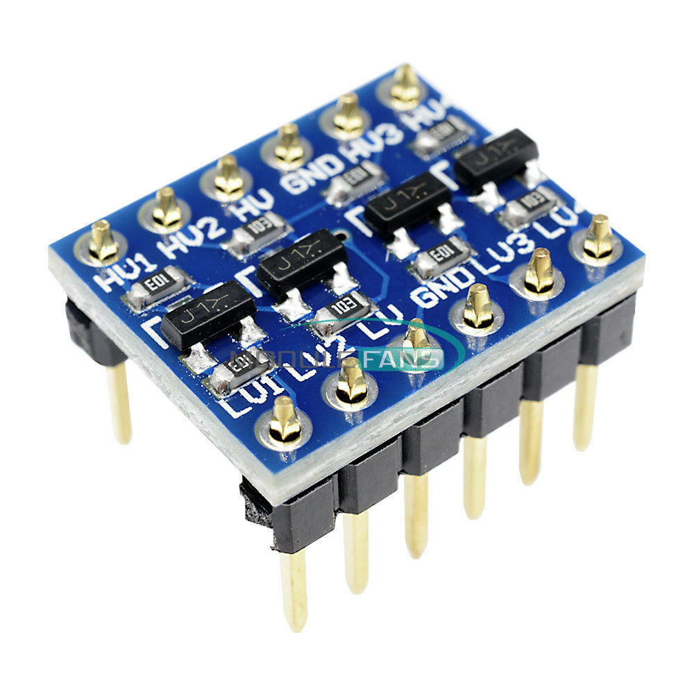 2PCS 4-Channel 5V to 3.3V IIC I2C Logic Level Converter Bi-Directional Module