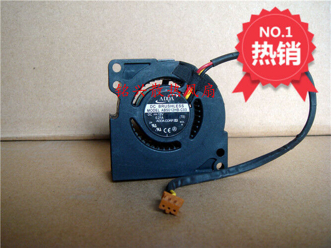 For ADDA AB5012HB-C03  Fan DC 12V 0.21A 50x50x20mm 3Wire 3-Pin