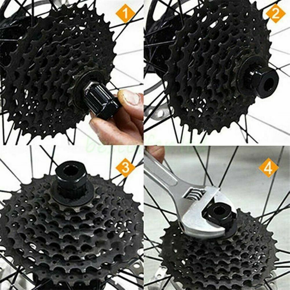 Freewheel Socket Flywheel Wrench Cog Remover Cycle Repair Bike Rear Cassette