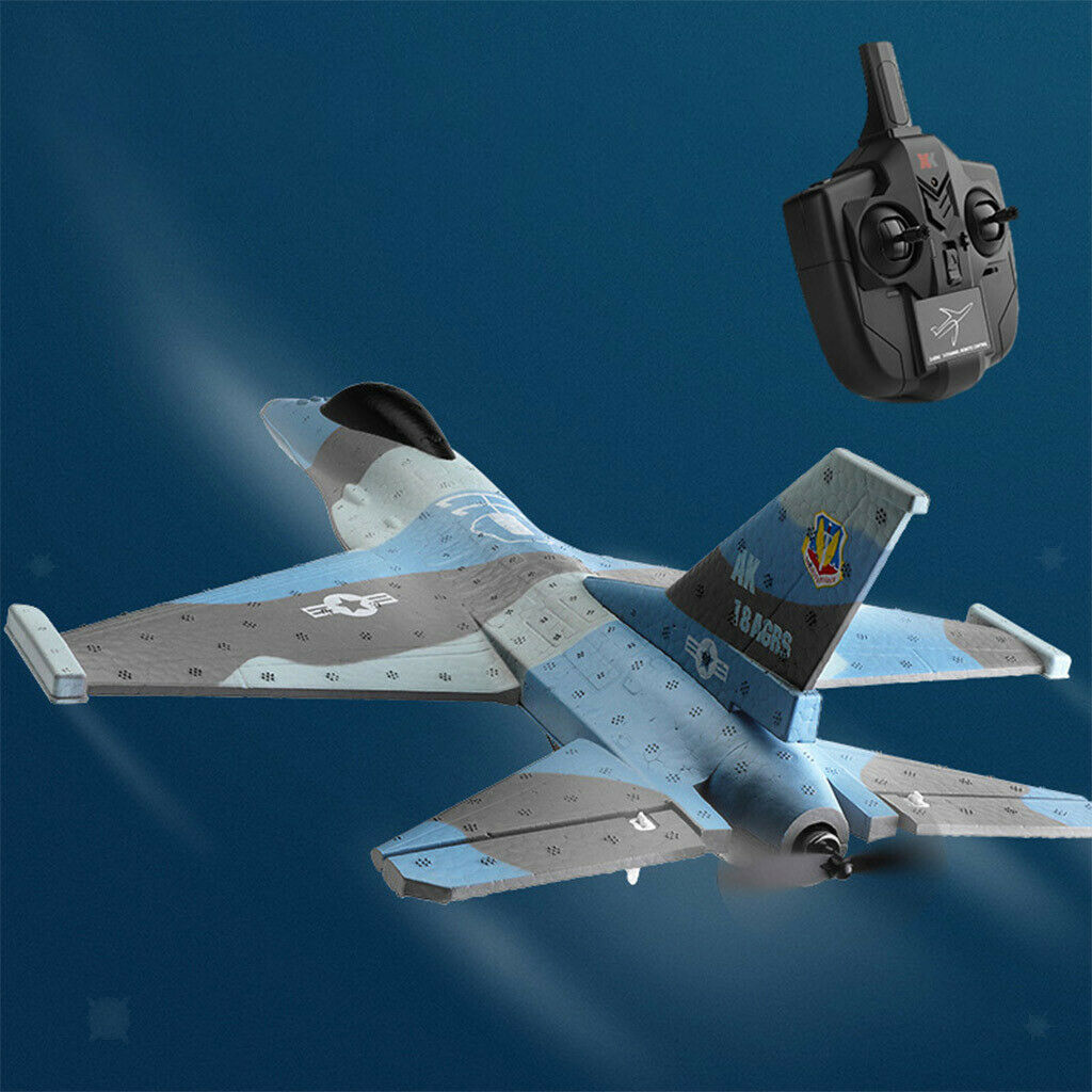F16 2.4G RC Plane Glider Fighter Stunt Aircraft Drone Ready to Fly for Kids