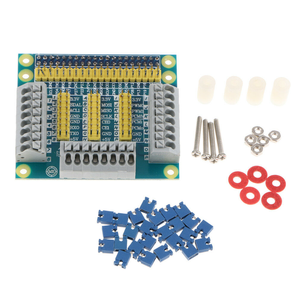 1x GPIO Expansion Board Shield W/ Accessories for Raspberry PI 2 3 B B+ NEW