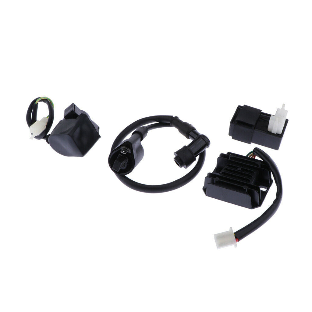 125cc 150cc Ignition Coil CDI Solenoid Relay Regulator ATV Scooter Moped