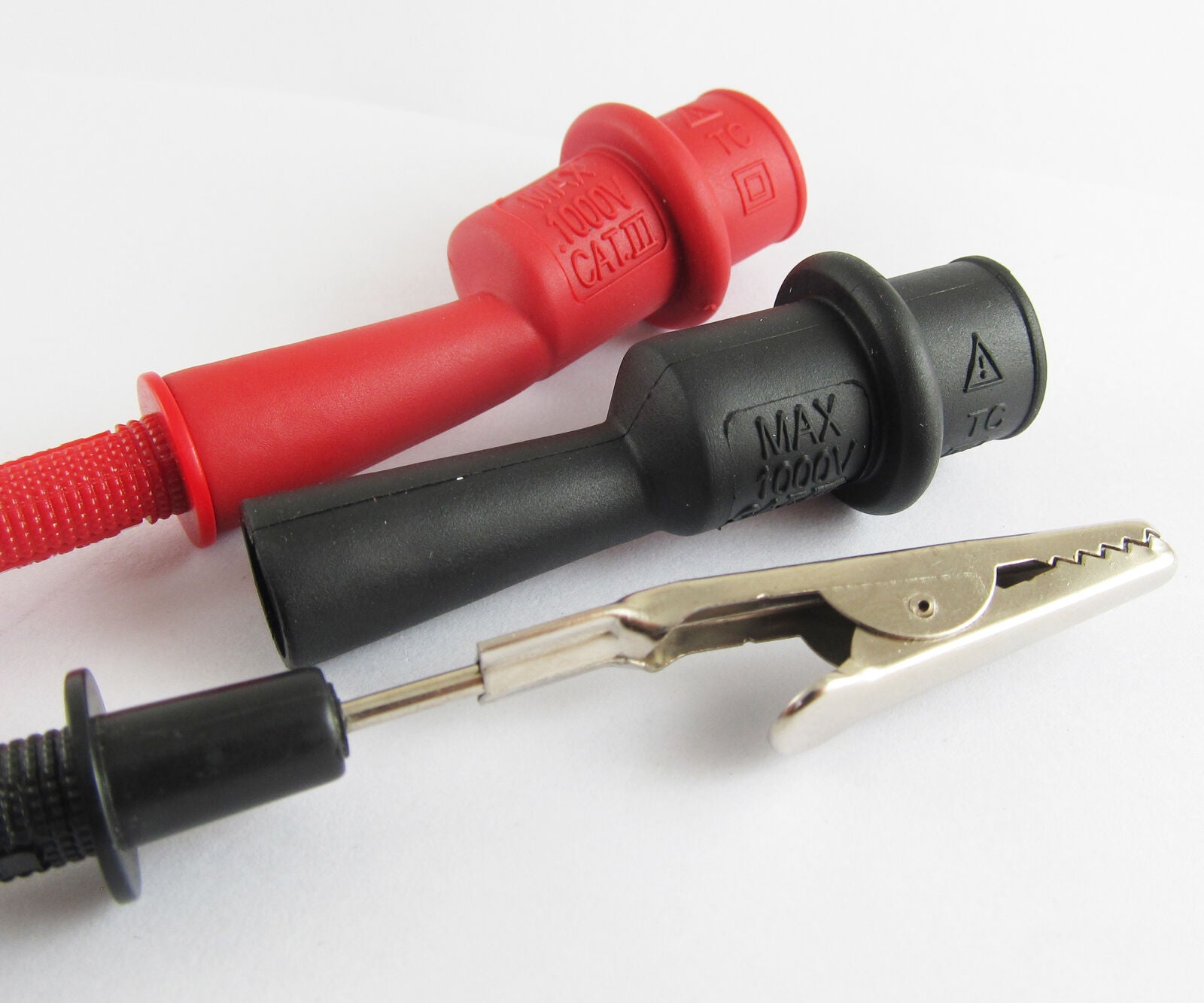 10pcs ultimeter Alligator Crocodile Test Clip clamp 1000V 10A For test probe New