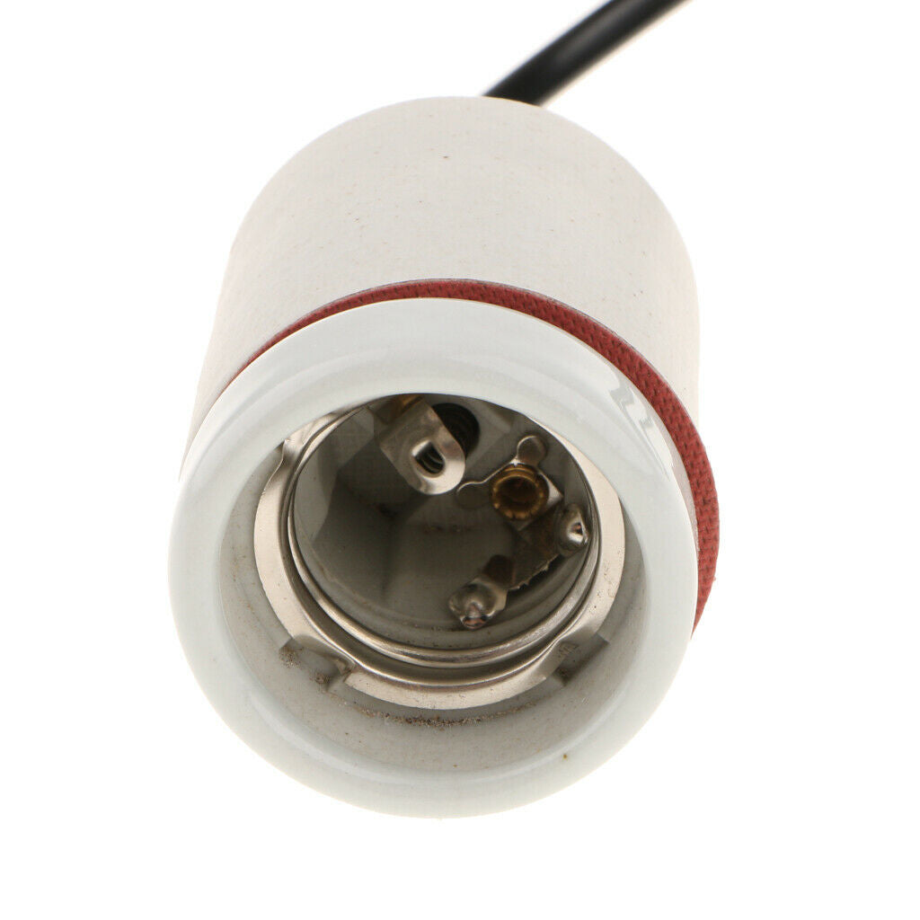 E27 Lamp Holder with Switch for Ceramic Infrared Heat Light Bulb Socket for Pet
