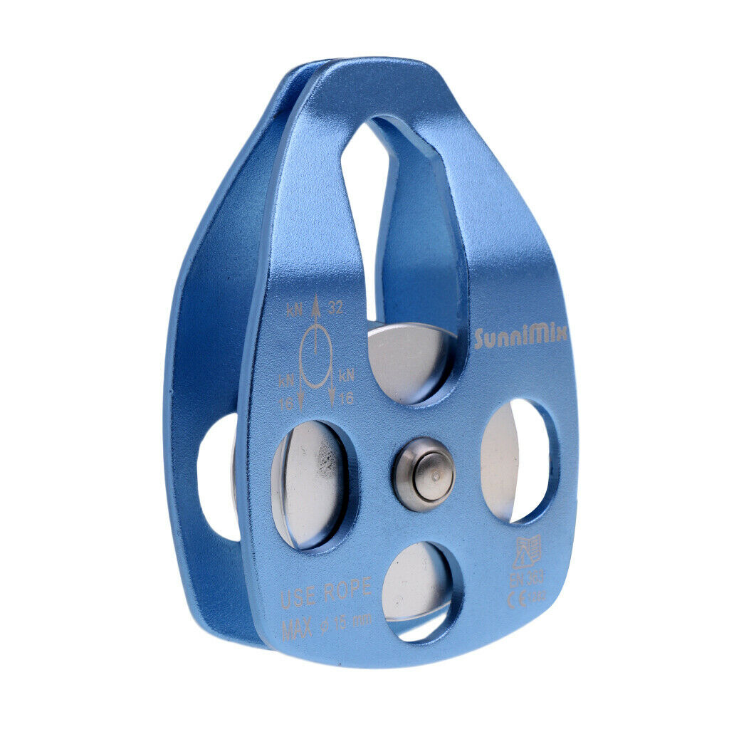 32KN Rock Climbing Pulley Sheave For Mountaineering Arborist Caving