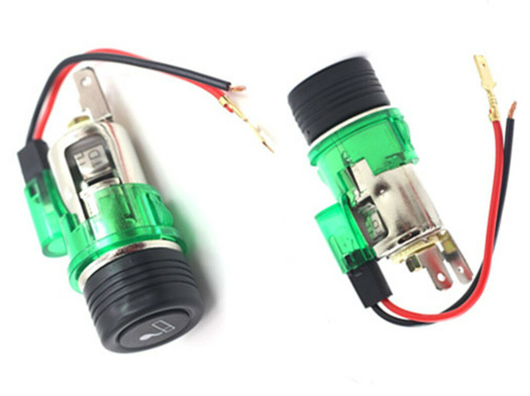 5pcs 24V Waterproof Car Motorcycle Cigarette Lighter Power Socket Plug Outlet
