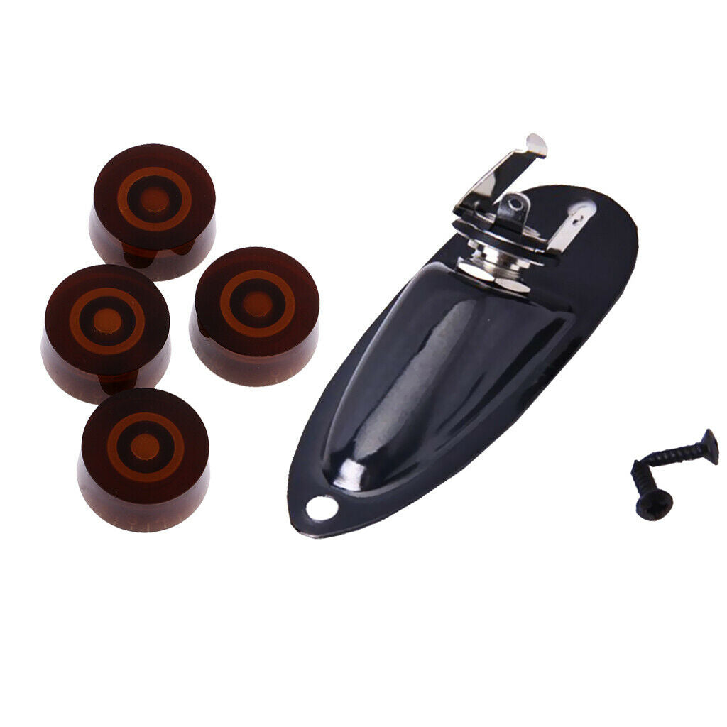 1 Set Guitar Speed Control Knobs+6.35mm Output Input Jack For LP Guitar