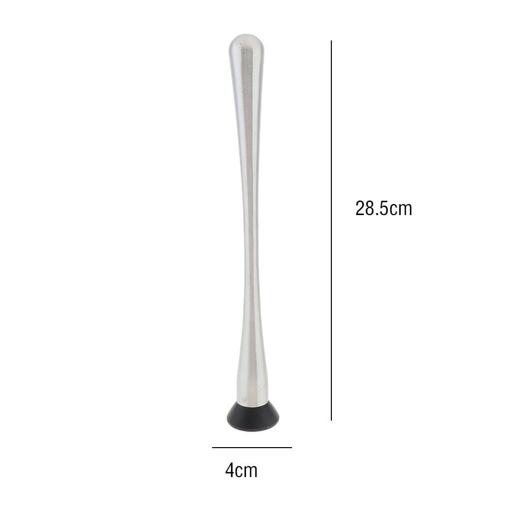 Bar Cocktail Muddler DIY Drink Bartenders Barware   Style 3-28.5cm
