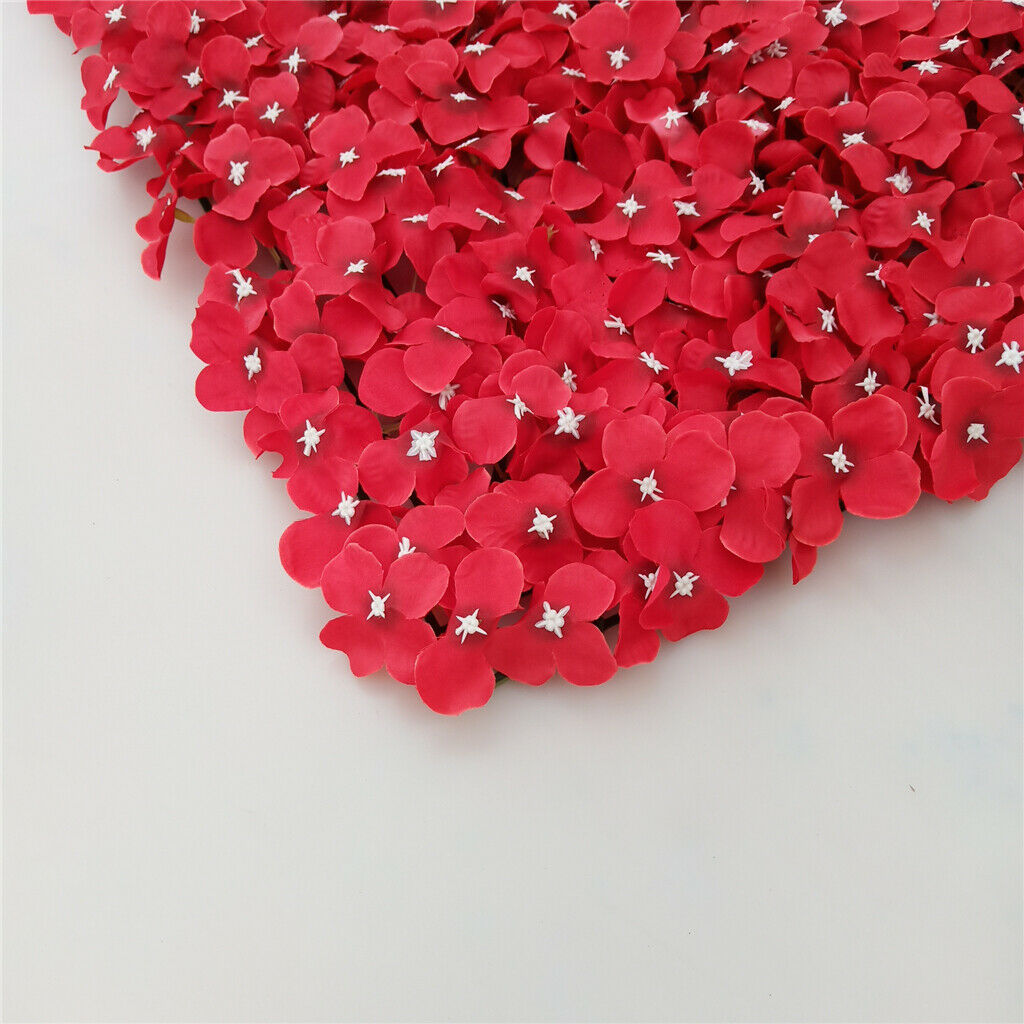 1 Piece Artificial Flower Wall Panels Wedding Venue Decor  Red