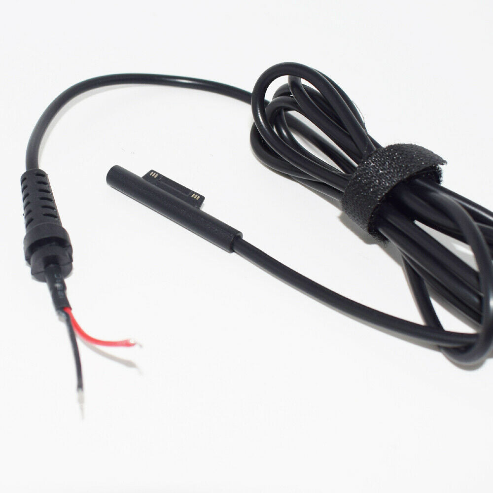 10pcs 1.5M/5FT Microsoft Surface RT Pro 4 Tablet Pigtail DIY Cord Cable Black