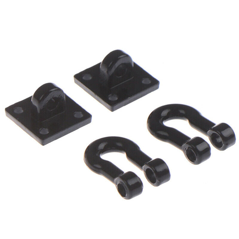 2Pcs/pair RC Car Metal Trailer Shackle Rescue Tow Hook for 1/10 RC Crawl.l8