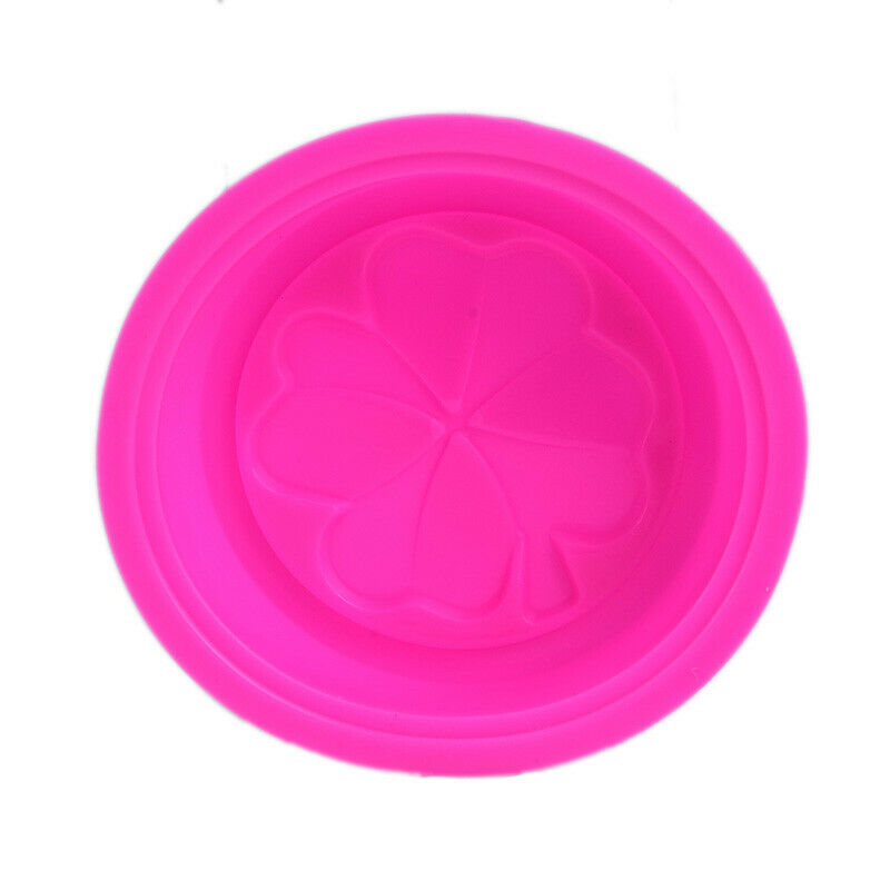 Four-Leaf Clover Handmade DIY Silicone Soap Mold Fondant Cake Decorating .l8