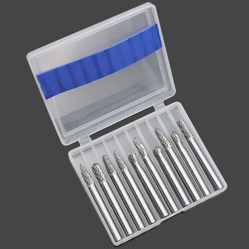10PCS 6mm*6mm Metal Tungsten steel Accessories Grinding Head Bits Part Shank