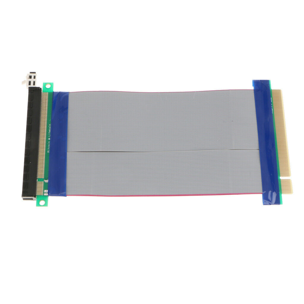 PCI-Express PCIe 16X Slot Riser Card Ribbon Extension 19cm Cable