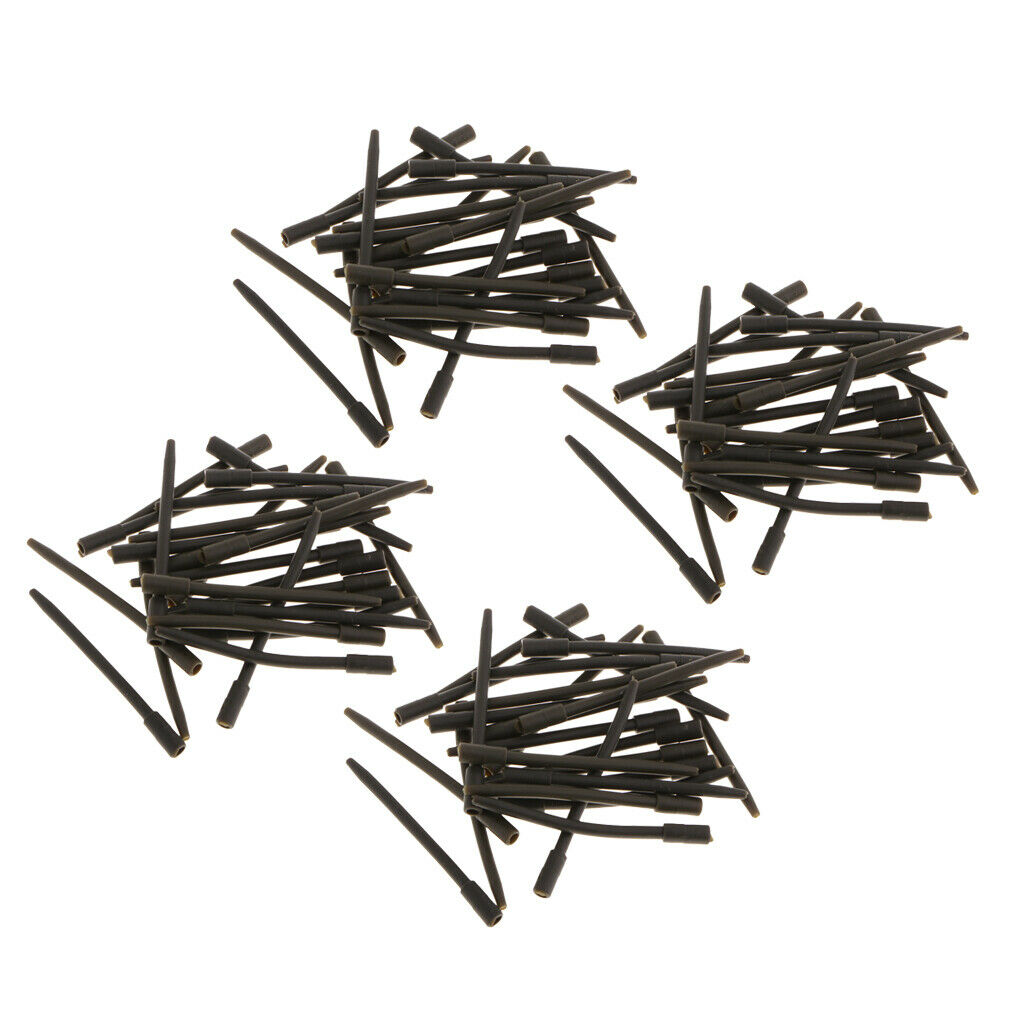 100Pcs Lightweight Inline Lead Inserts Sleeves Rig Tube Carp Fishing Tackle