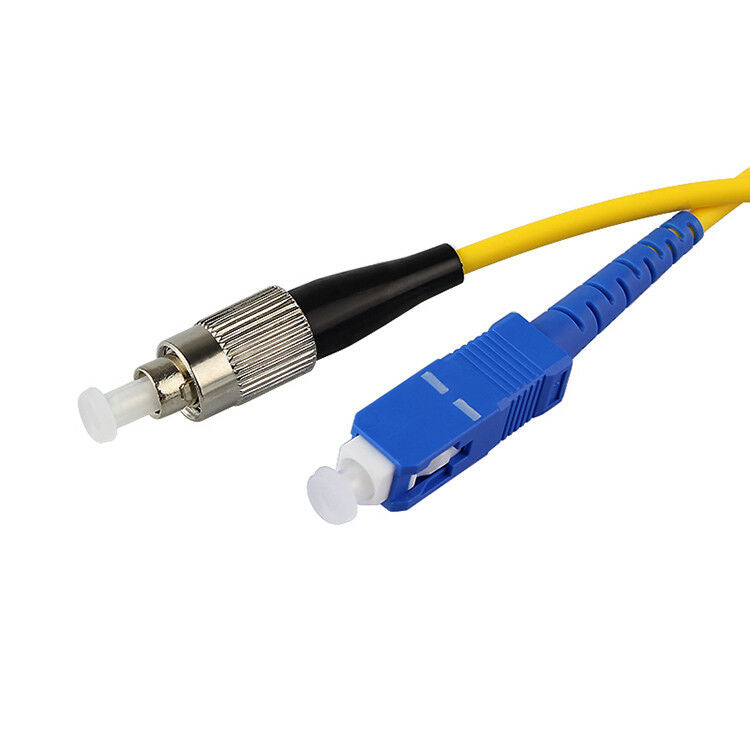 New SC to FC Fiber Patch Cord Jumper Cable  SM Simplex 9/125 3 Meters