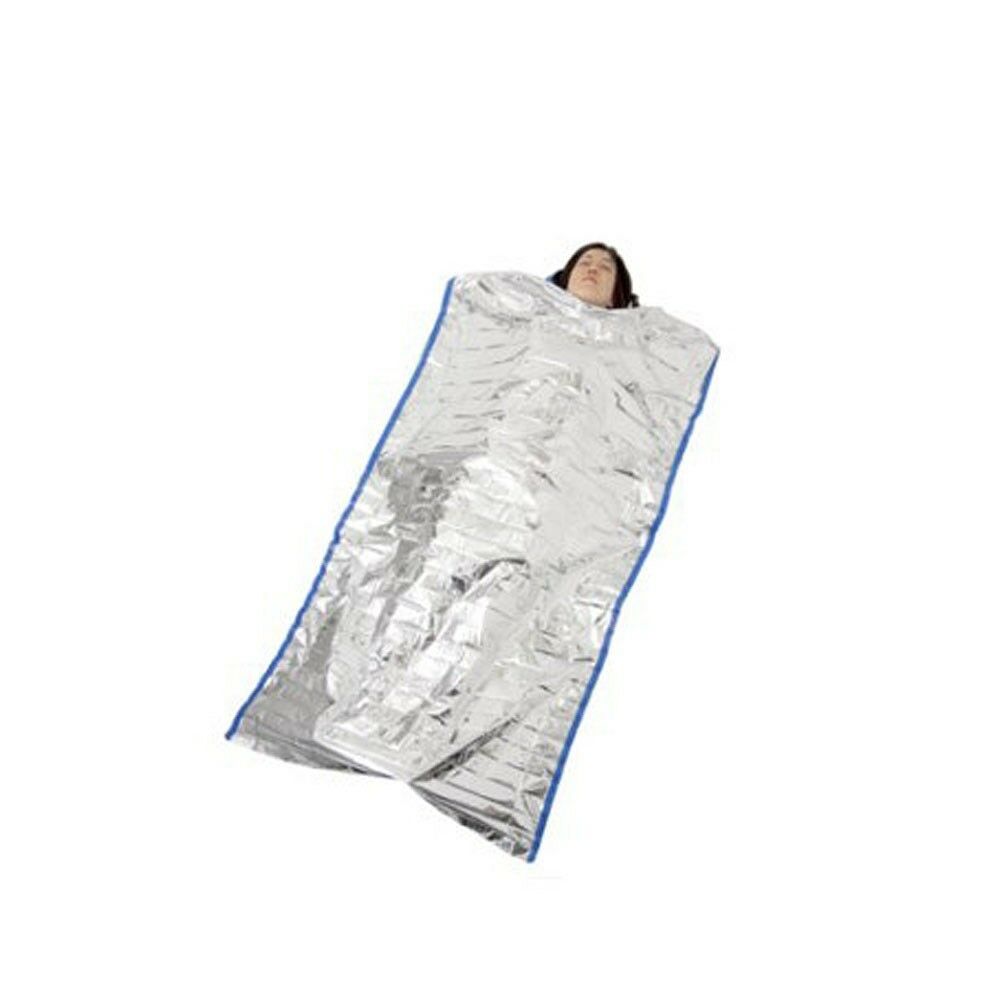 Emergency Blanket Cold Resistant Sleeping Bag Camping Picnic Pad Survival Tool