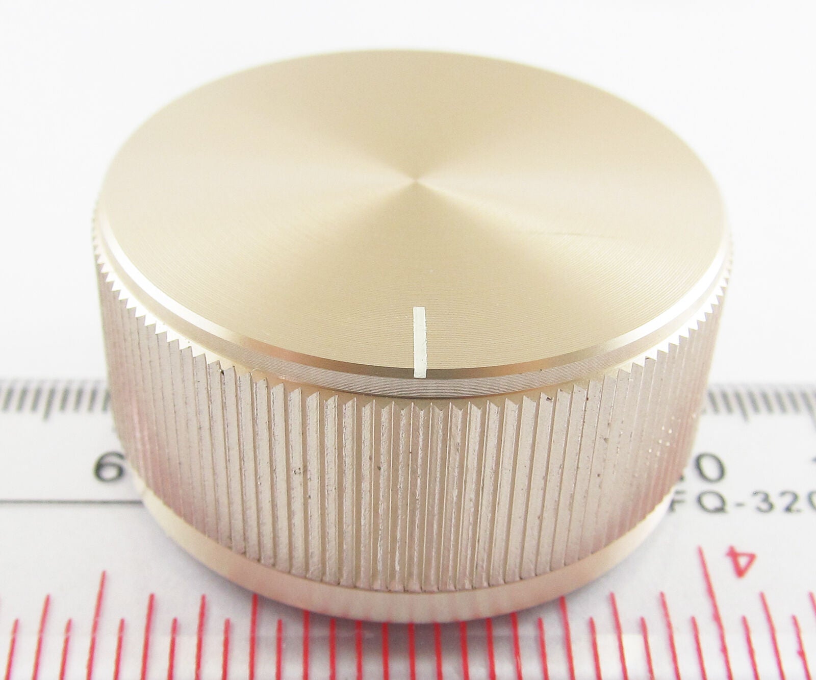 5pcs High Quality Champagne Color Aluminum Audio Rotary pots Knob 40x19mm 40mm