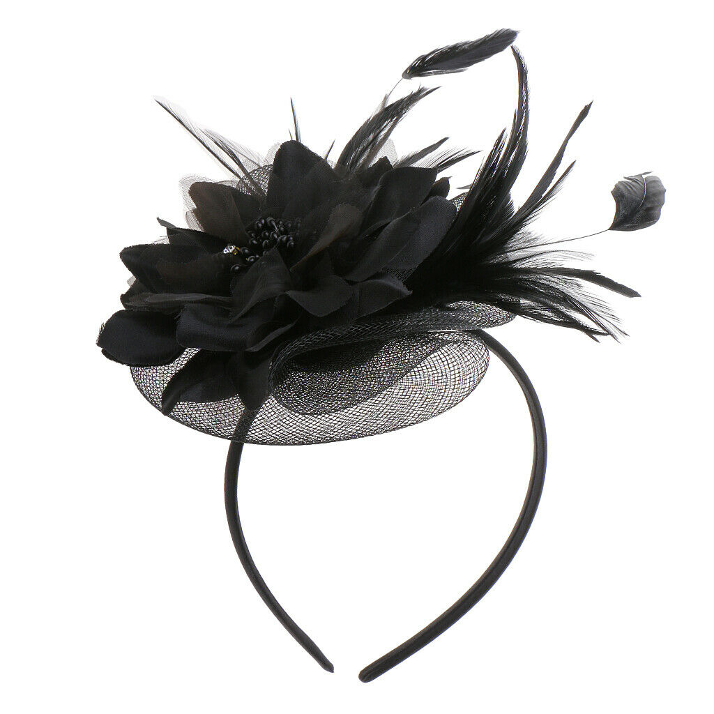 Charleston Headband Black 20's 30's Headband Headband Headdress Accessories
