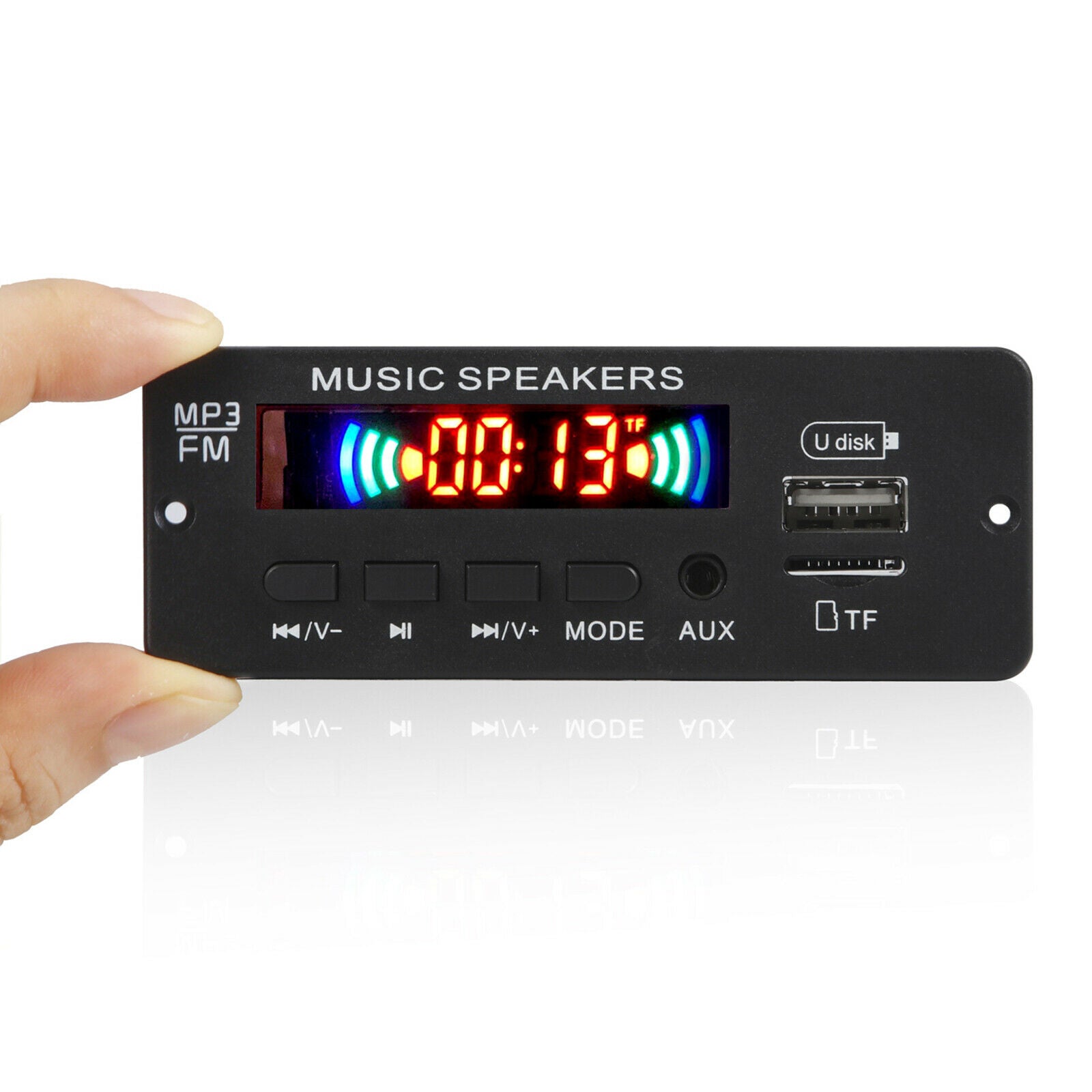 Bluetooth MP3 Player Decoding Board Module Amplifier Audio Support FM TF USB
