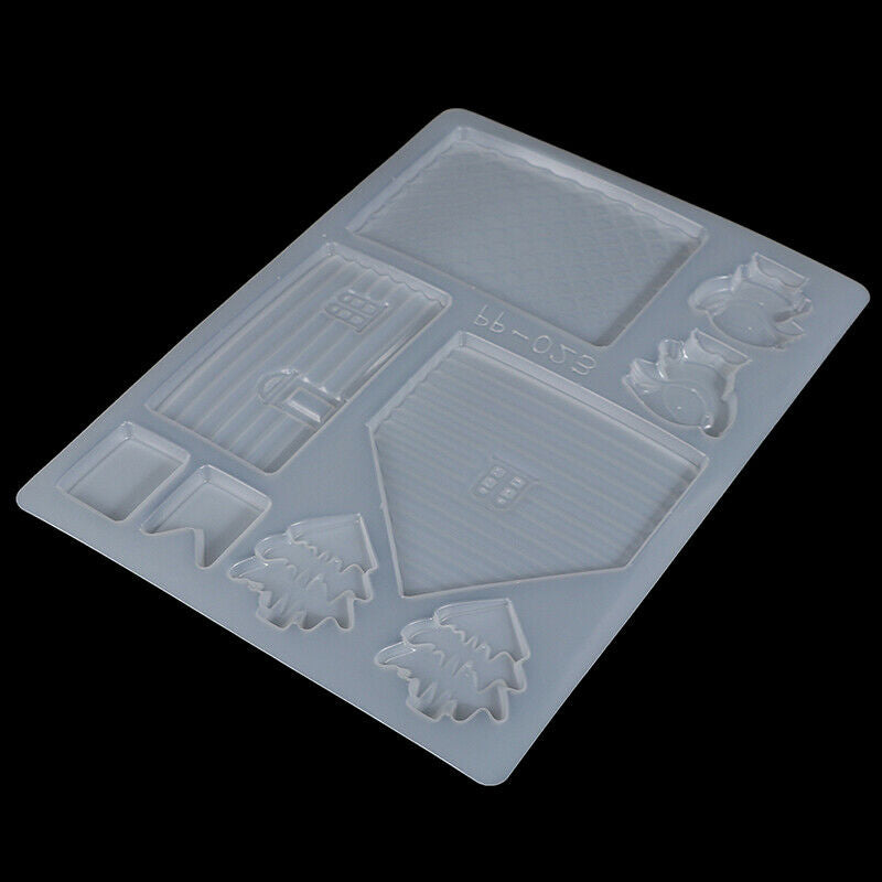 Gingerbread House Mold Jelly Pudding Mold Chocolate Baking Mo.l8