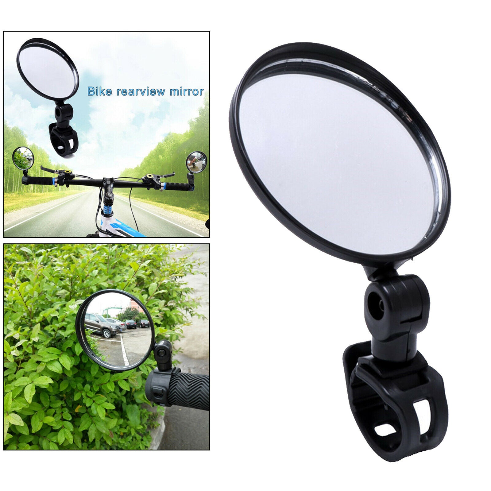 15-35mm Bicycle Rearview Mirror HandleBar End Universal Electric Biking