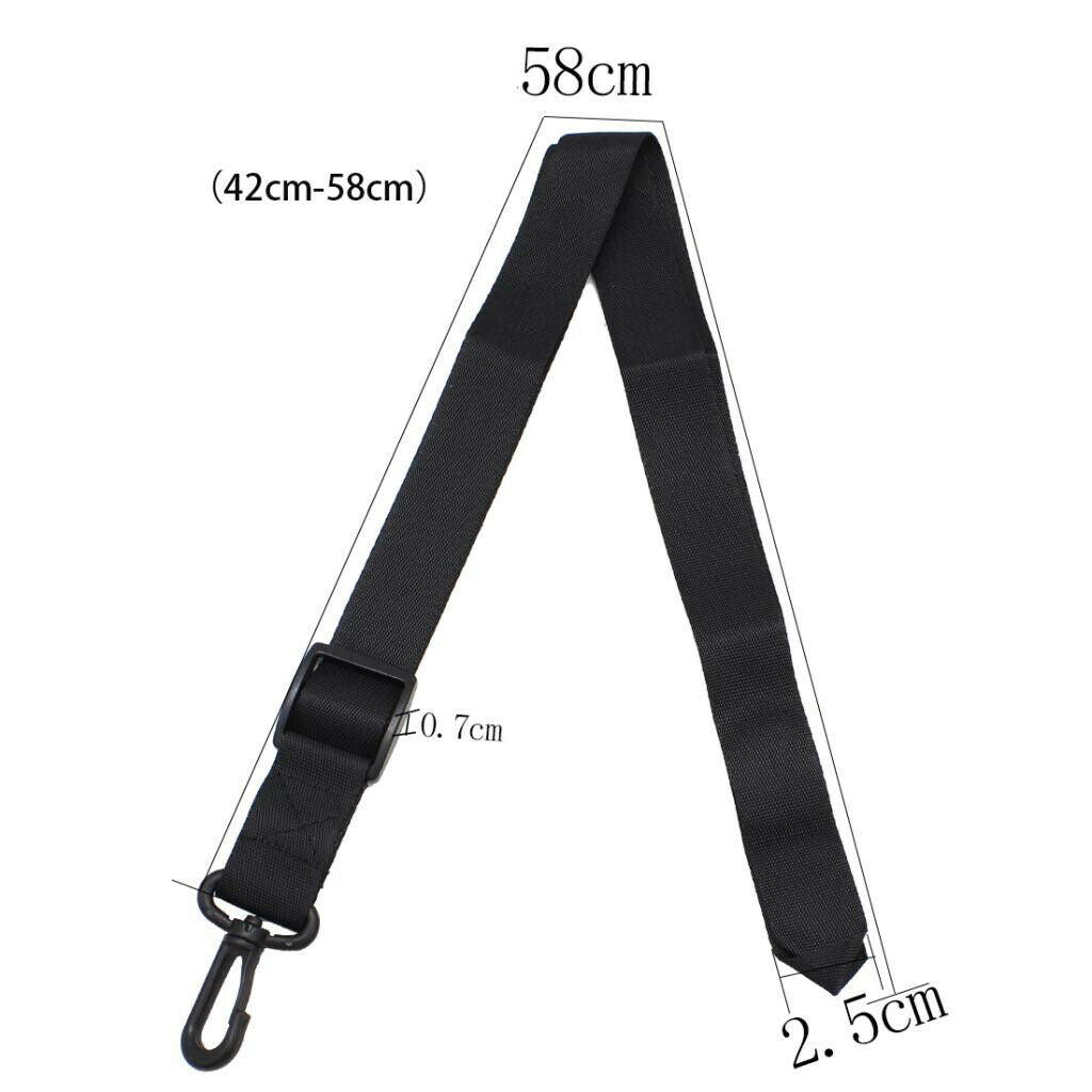 Adjustable Saxophone Neck Shoulder Strap Sax Harness Durable Black