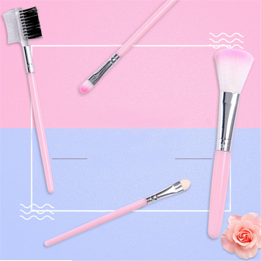 5PCS Pink Makeup brush set foundation brush eye shadow brush eyebrow com.l8