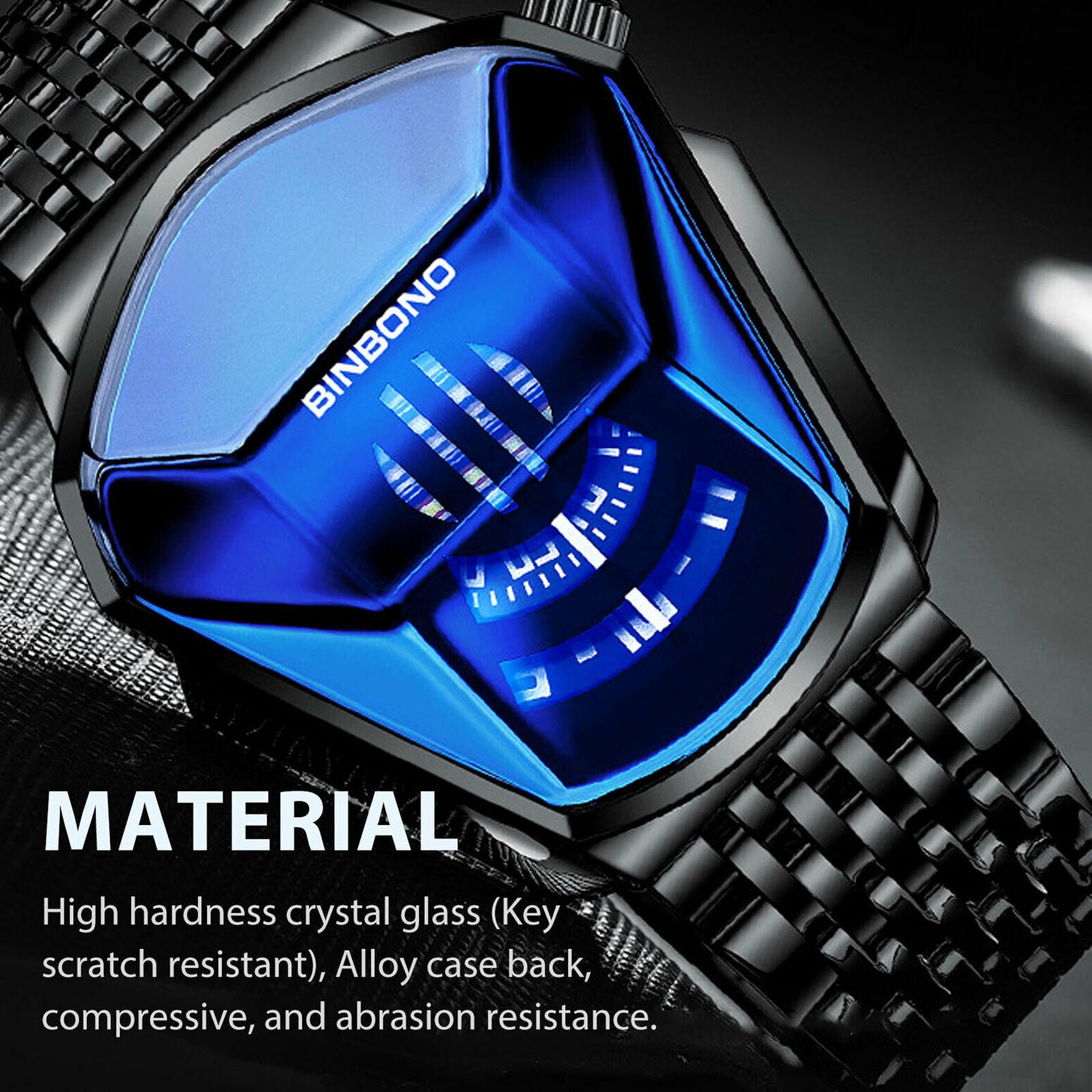 Fashion Diamond Style Quartz Watch Waterproof High-End Trend Fashion Steel New