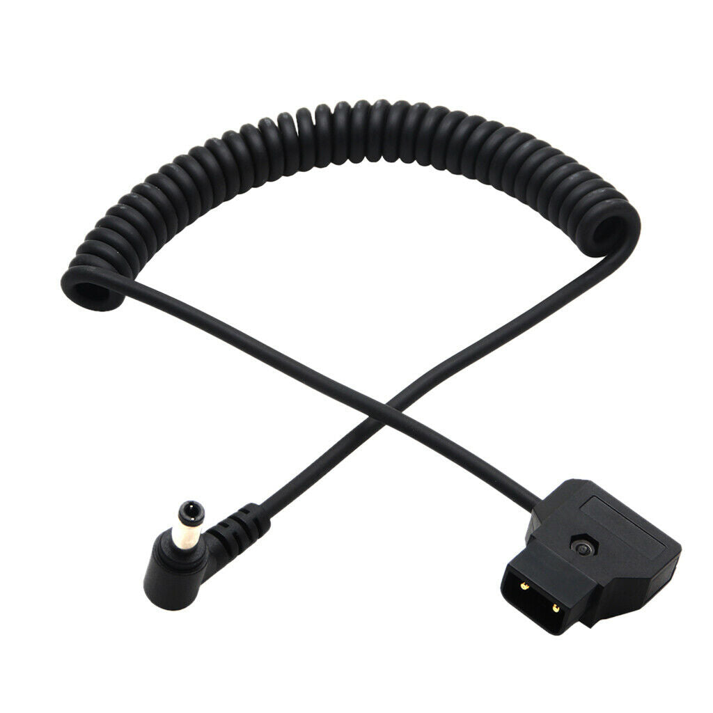 Male D-Tap P-Tap to DC Adapter Power Cable for Anton Bauer Battery Plate