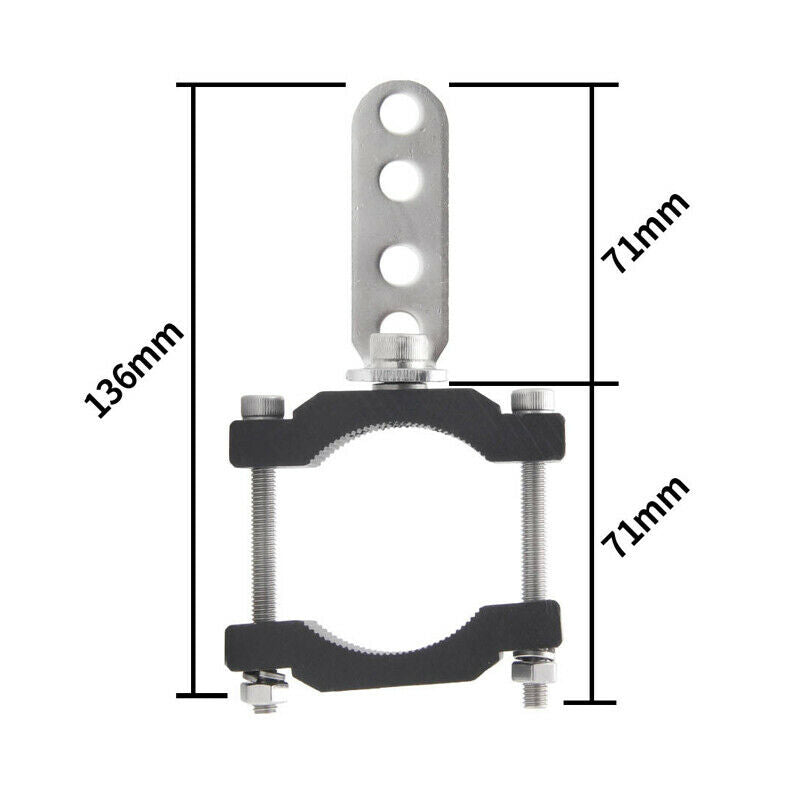 18-52mm Adjust Motorcycle Bicycle Front Bar Lamp Clamp Headlight Bracket Holder