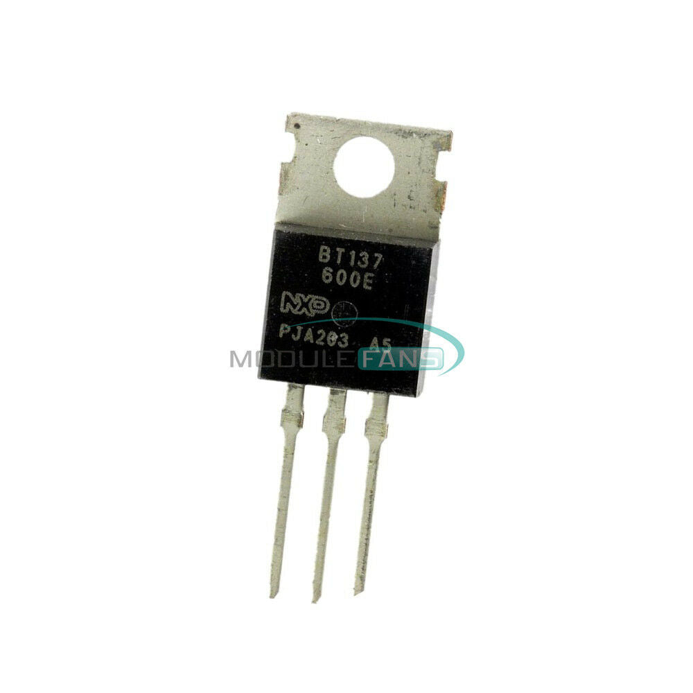 20PCS  BT137-600E TO-220 BT137 600V 8A Triacs Thyristor IC