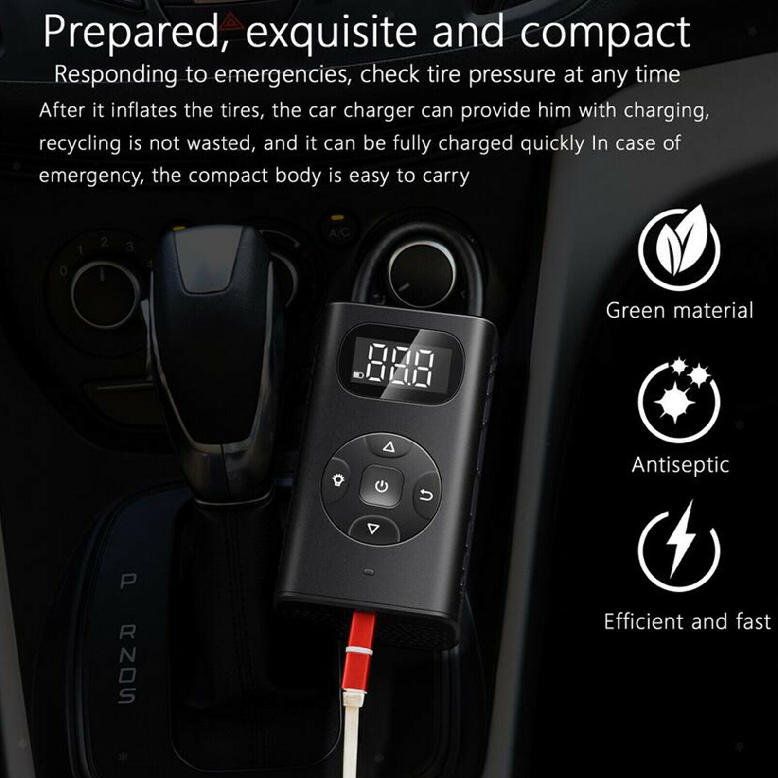 150PSI Car Electrical Air Pump Air Compressor Mini Digital Air Inflator