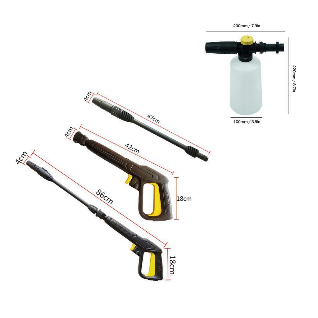 High Pressure Washer Spray Gun Nozzle Foam Dispenser 750ml For Karcher K1-K7