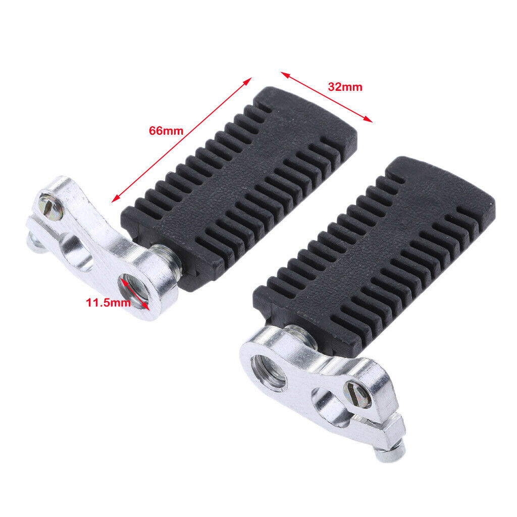 2Pcs Motorcycle Front Footpegs Footpegs Replacement for Mini Motorcycles
