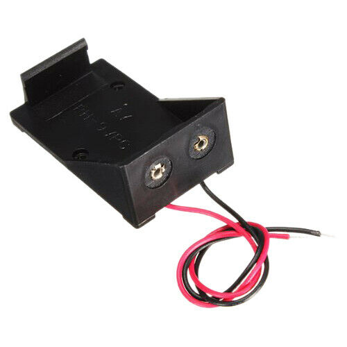 DC 9V Battery Support Box Connector Coupler Battery Holder with Lead Wire B5D2D2