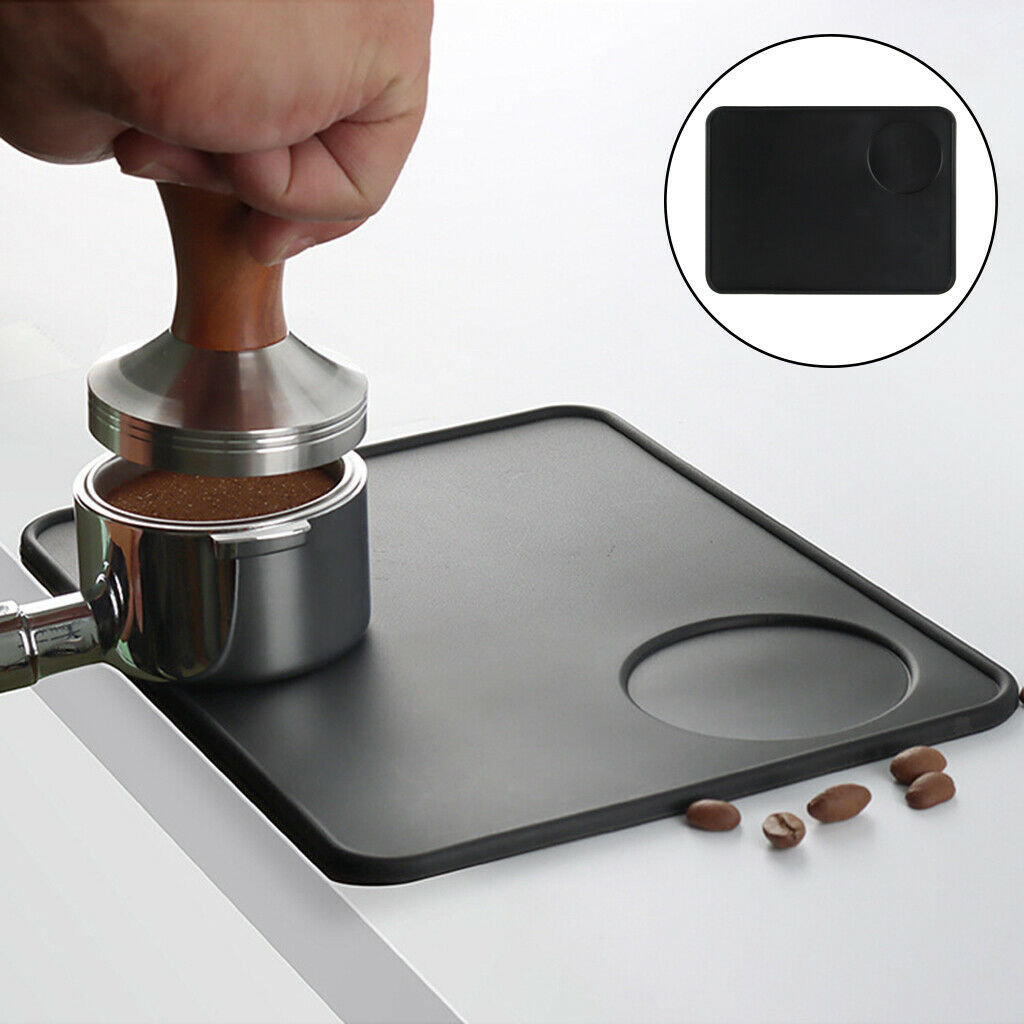 Coffee Tamper Mat Thicken Anti-Skid Coffee Grind Coffee Powder Tamping Pad