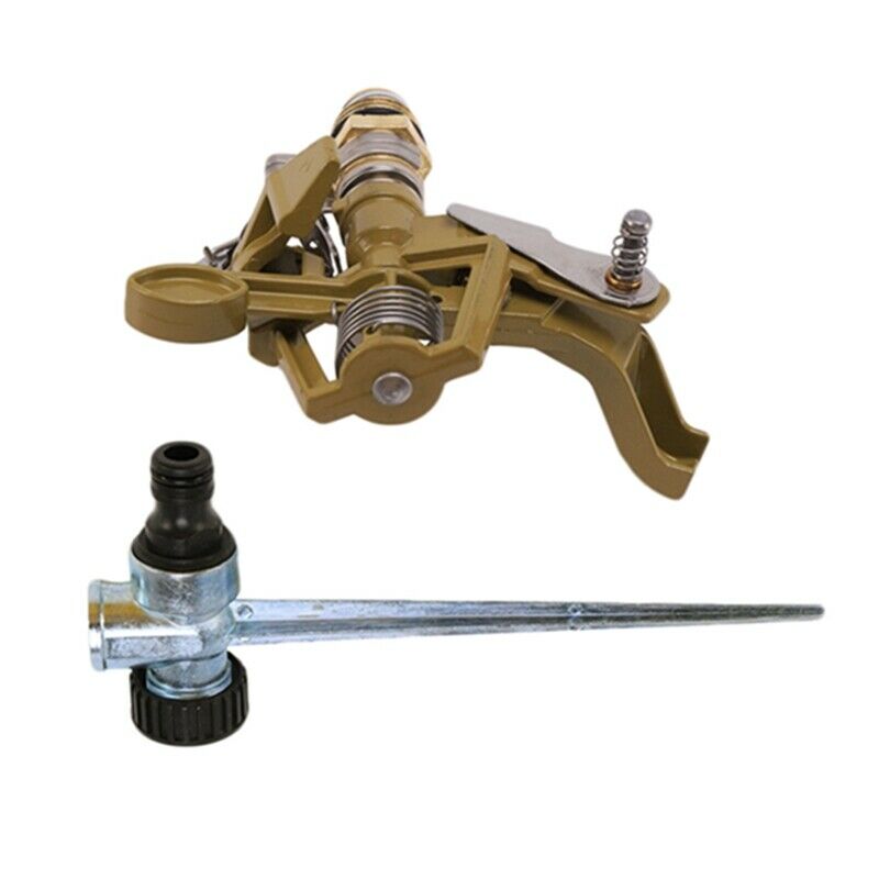 360 Degree Rotary Irrigation Sprayer Sprinkler For Lawn Garden Yard Golf GrassN9