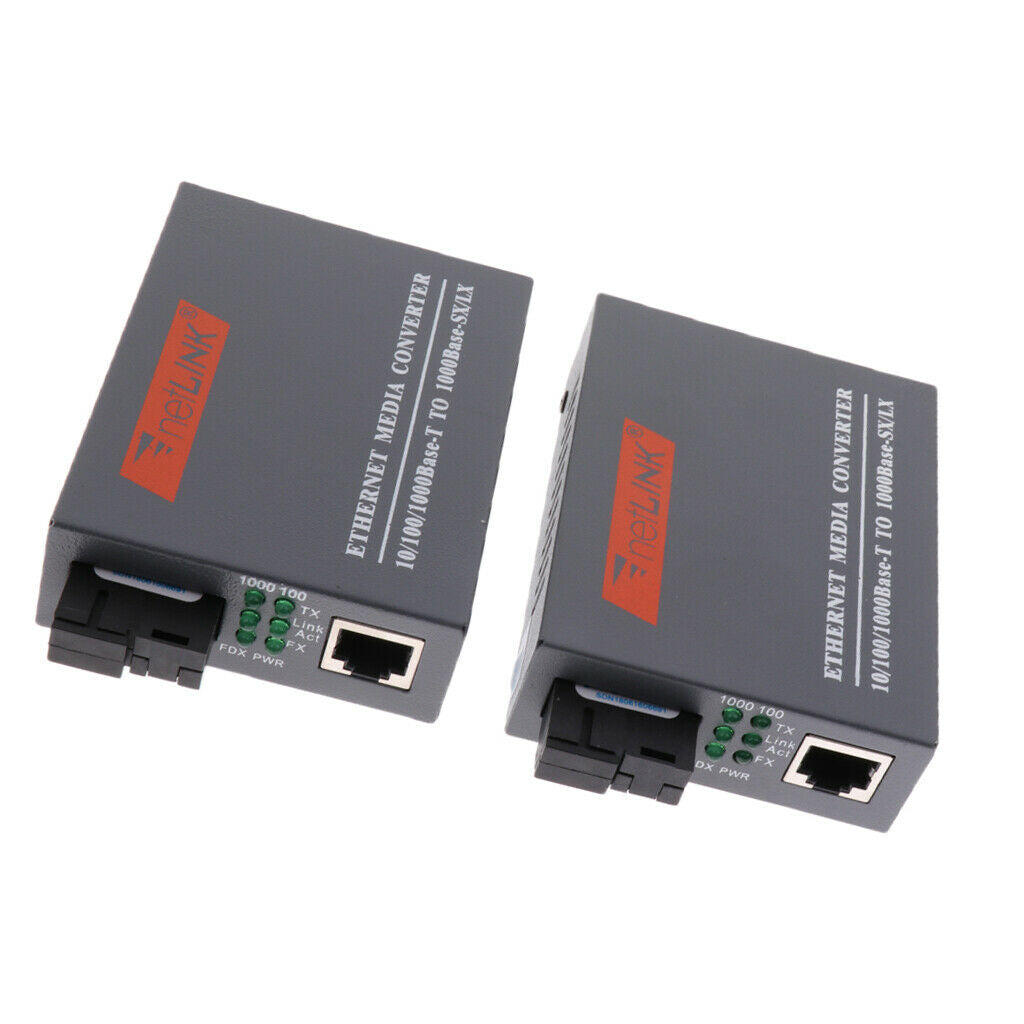 100/1000Mbps Gigbit  Ethernet to Fiber Optic Media Converter-SC 1 Pair