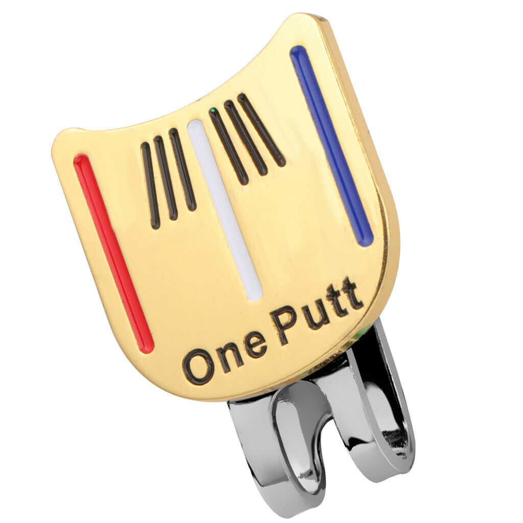2X Fashion Golf  Golf Hat Clip w/ Magnetic Ball Marker - One Putt