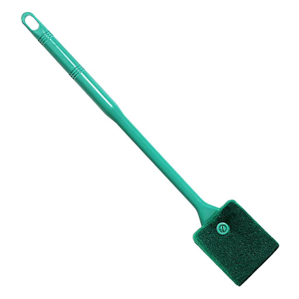 Aquariums Cleaner Glass Cleaner Spatula Algae Scrapper Cleaning Tool 40cm -Green